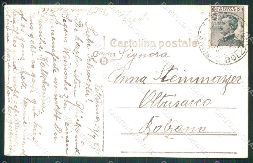 Bolzano Velturno Strada di Paese Foto cartolina MX3437 – retro