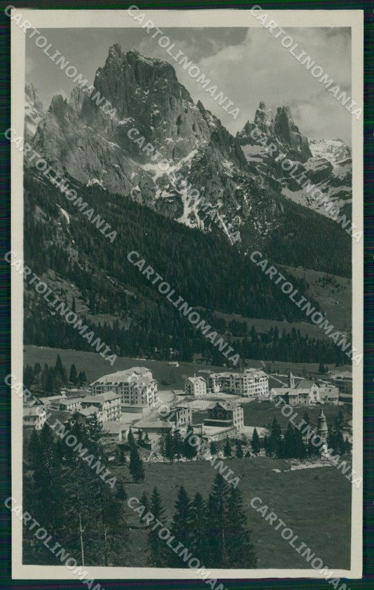Trento San Martino di Castrozza Veduta Generale Foto cartolina MX3448 – fronte