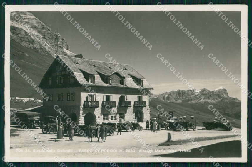 Trento Canazei Passo Pordoi Albergo Maria Foto cartolina MX3451 – fronte