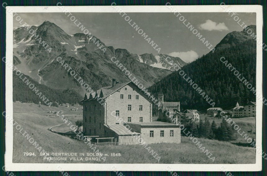 Bolzano Solda San Gertrude Villa Dangl Franzl 7994 Foto cartolina MX3456 – fronte