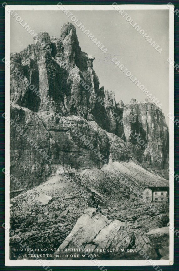 Trento Madonna di Campiglio Rifugio del Tuckett Brenta Foto cartolina MX3458 – fronte