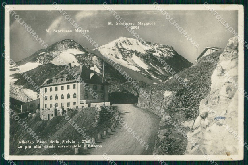 Bolzano Stelvio Albergo Passo dello Stelvio Foto cartolina MX3461 – fronte