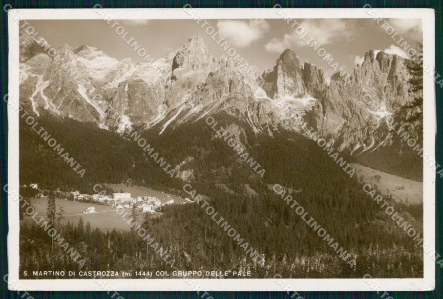Trento San Martino di Castrozza Gruppo delle Pale Foto cartolina MX3481 – fronte