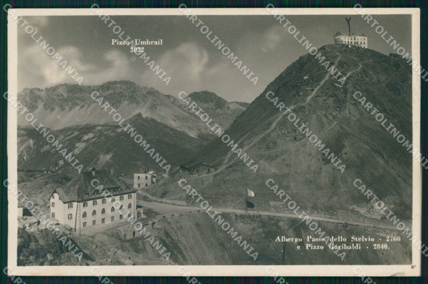 Bolzano Stelvio Albergo Passo dello Stelvio Foto cartolina MX3488 – fronte