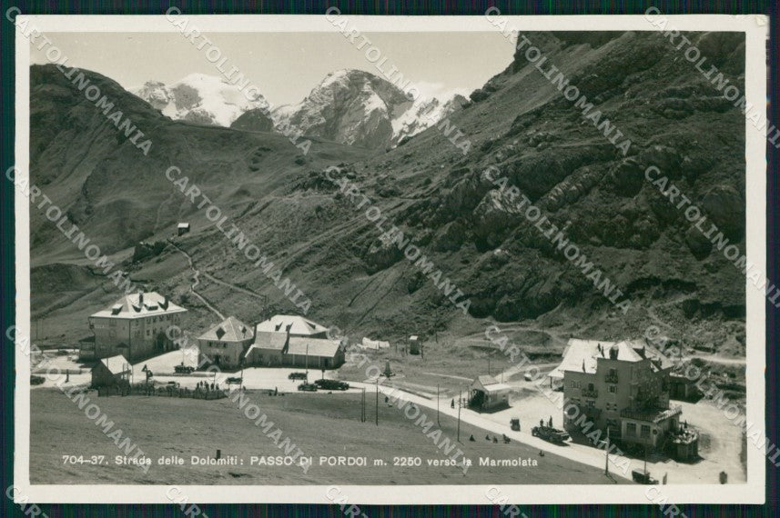 Trento Canazei Passo Pordoi Franzl 704 37 Foto cartolina MX3492 – fronte