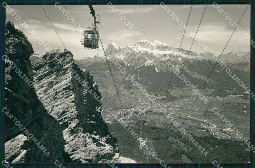 Belluno Cortina d'Ampezzo Funivia Faloria Verso Tofana Foto cartolina MX3502 – fronte
