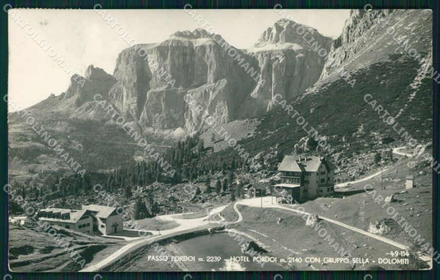 Trento Canazei Passo Pordoi Gruppo Sella Foto cartolina MX3507 – fronte