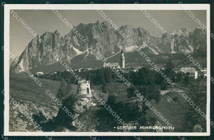 Belluno Cortina d'Ampezzo Pomagagnon Foto cartolina MX3509 – fronte