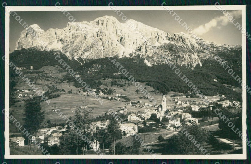 Belluno Cortina d'Ampezzo Dolomiti Verso Tofana Foto cartolina MX3512 – fronte