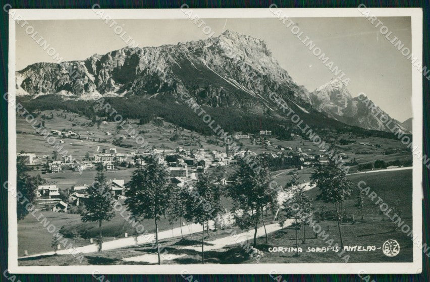 Belluno Cortina d'Ampezzo Monte Antelao Sorapis Foto cartolina MX3513 – fronte