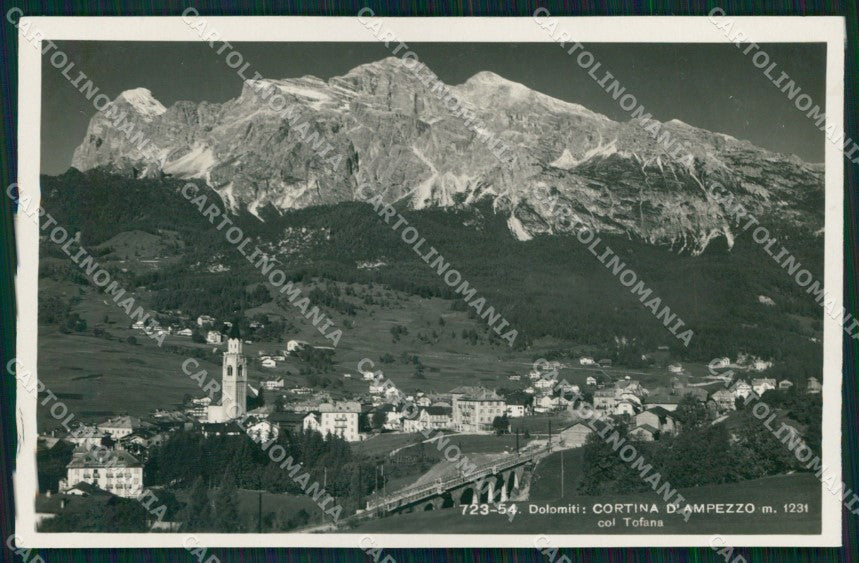 Belluno Cortina d'Ampezzo Monte Tofana Franzl 723 54 Foto cartolina MX3514 – fronte