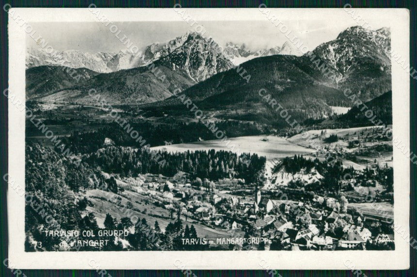 Udine Tarvisio Gruppo Mangart Foto cartolina MX3520 – fronte