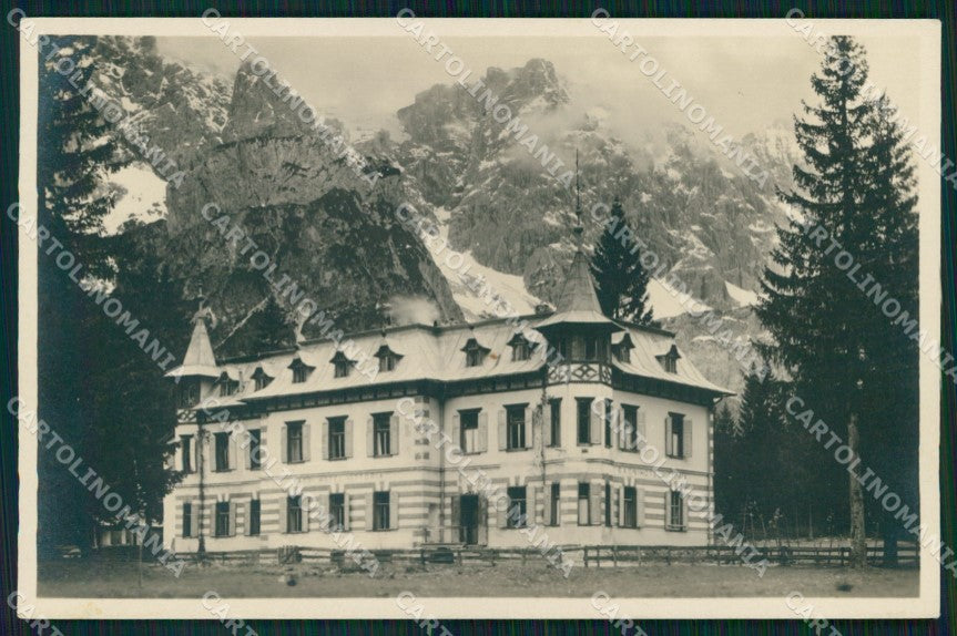 Belluno Comelico Superiore Valgrande Hotel Vittoria Foto cartolina MX3522 – fronte