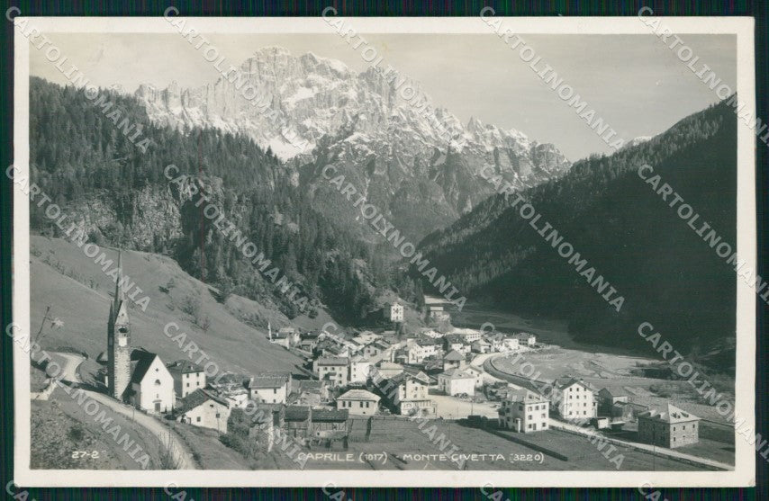 Belluno Alleghe Caprile Monte Civetta Foto cartolina MX3530 – fronte