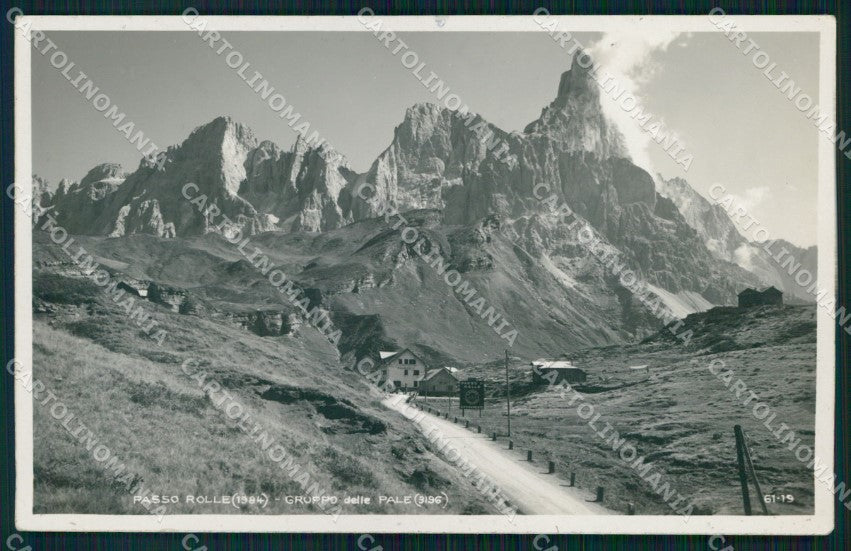 Trento San Martino di Castrozza Passo Rolle Gruppo Pale Foto cartolina MX3534 – fronte