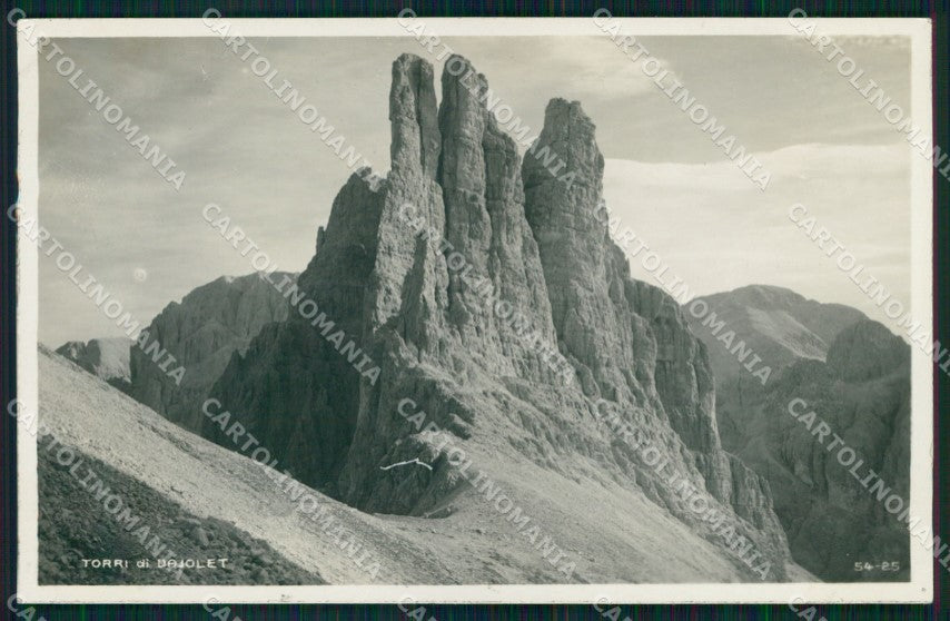 Trento Pozza di Fassa Torri di Vajolet Foto cartolina MX3540 – fronte
