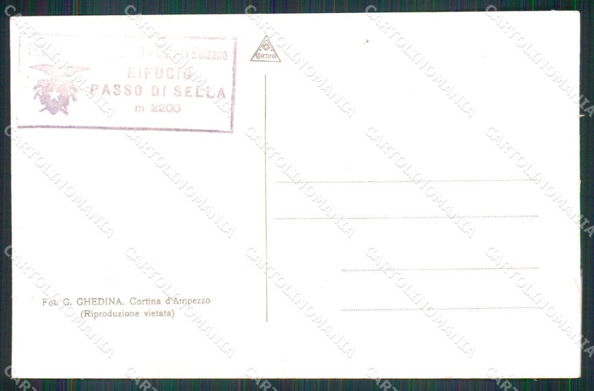 Trento Pozza di Fassa Torri di Vajolet Foto cartolina MX3541 – retro