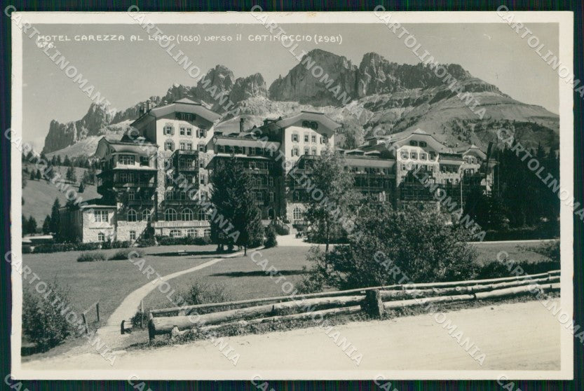 Bolzano Nova Levante Hotel Carezza al Lago Catinaccio Foto cartolina MX3542 – fronte