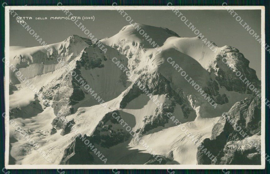 Trento Canazei Vetta della Marmolata Foto cartolina MX3548 – fronte