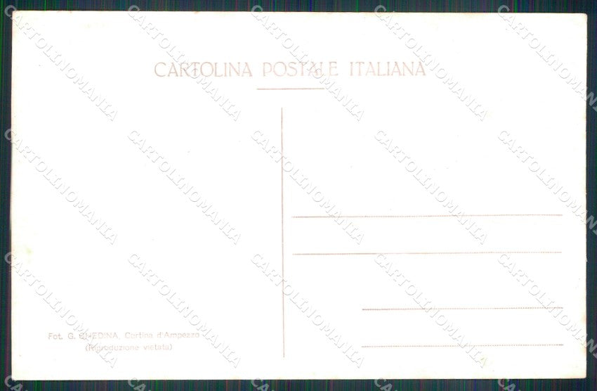 Trento Canazei Veduta dalla Marmolata Gruppo Sella Foto cartolina MX3552 – retro