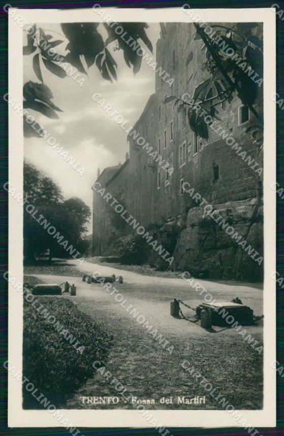 Trento Città Fossa dei Martiri Foto cartolina MX3553 – fronte