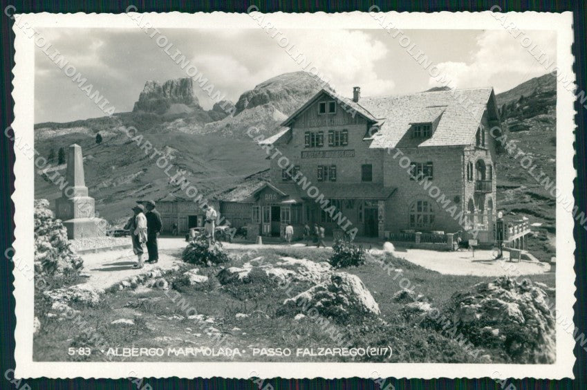 Belluno Cortina d'Ampezzo Passo di Falzarego Albergo Foto cartolina MX3568 – fronte