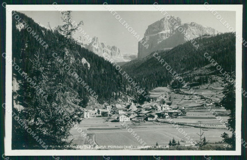 Trento Canazei Cima Pordoi Gruppo Sella Foto cartolina MX3569 – fronte