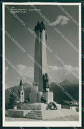 Belluno Cortina d'Ampezzo Monumento Cantore Alpini Foto cartolina MX3573 – fronte