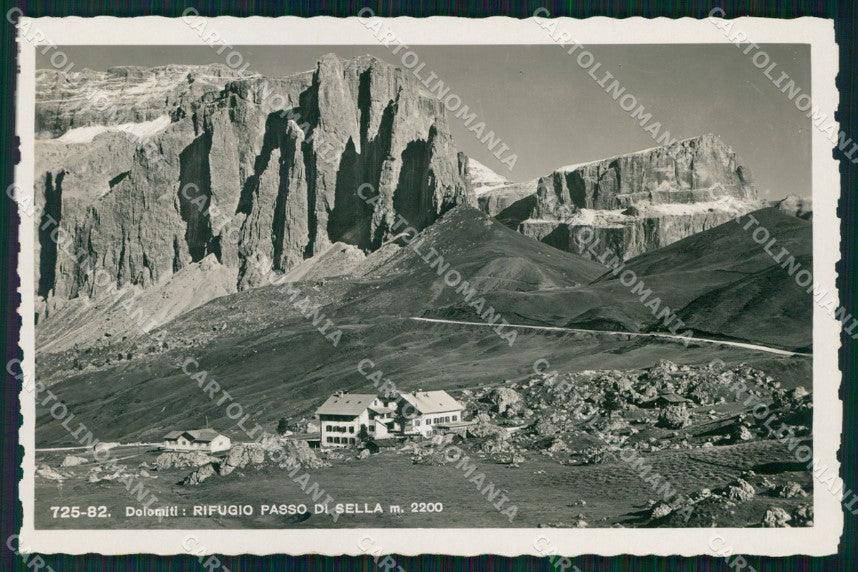 Trento Canazei Rifugio Passo Sella Franzl 725 82 Foto cartolina MX3576 – fronte