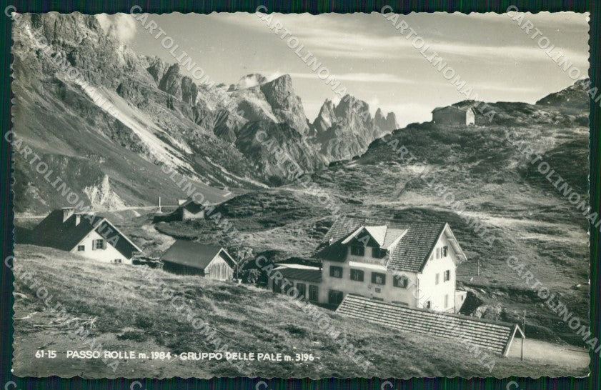 Trento San Martino di Castrozza Passo Rolle Gruppo Pale Foto cartolina MX3592 – fronte