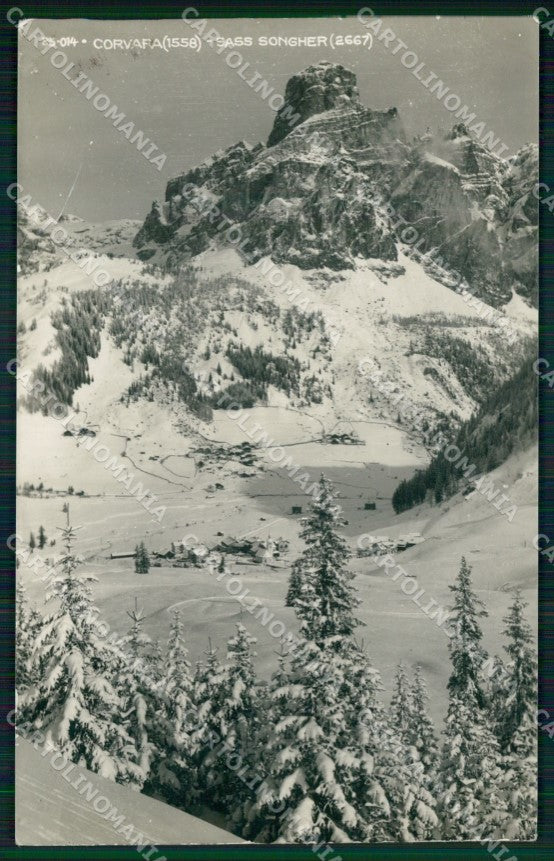 Bolzano Corvara in Badia Sass Songher Foto cartolina MX3598 – fronte