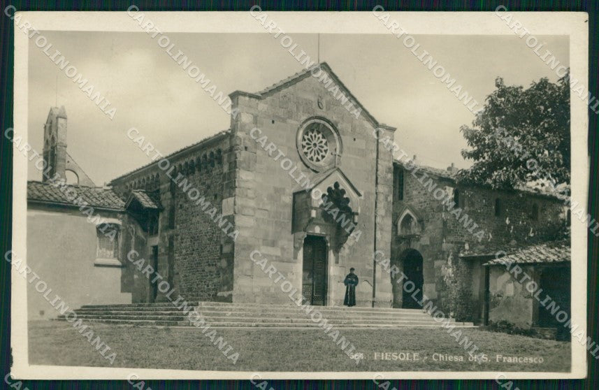 Firenze Fiesole Chiesa San Francesco Foto cartolina MX3606 – fronte