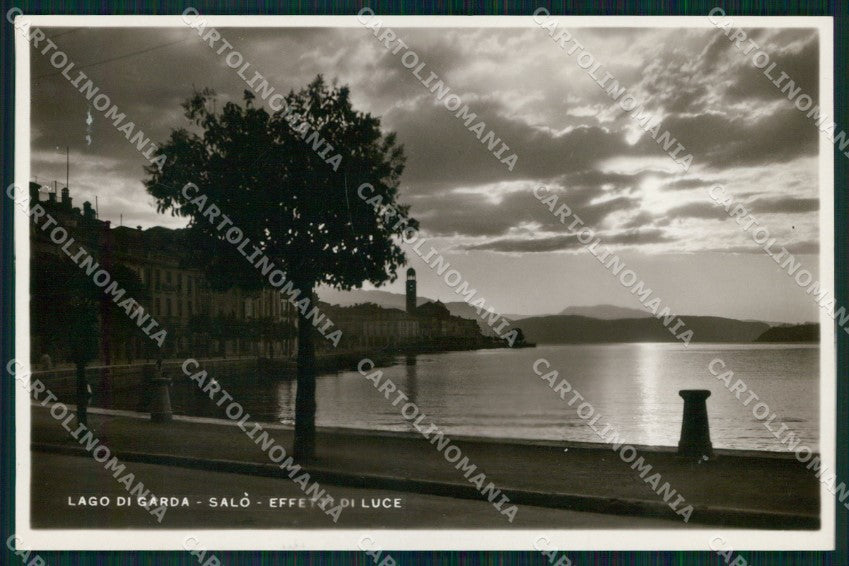 Brescia Salò Lago di Garda Effetti Luce Foto cartolina MX3608 – fronte