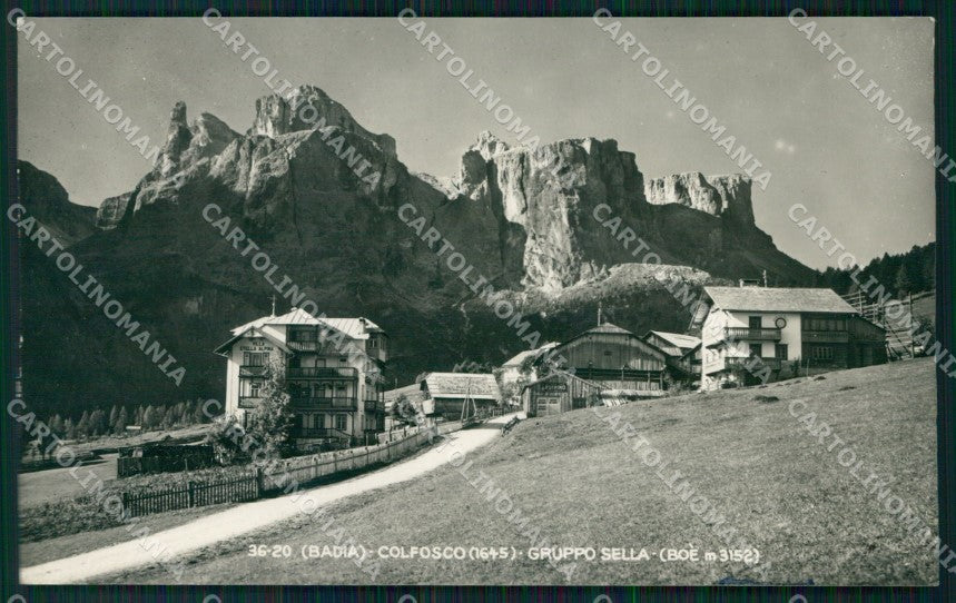 Bolzano Corvara in Badia Colfosco Gruppo Sella Foto cartolina MX3610 – fronte