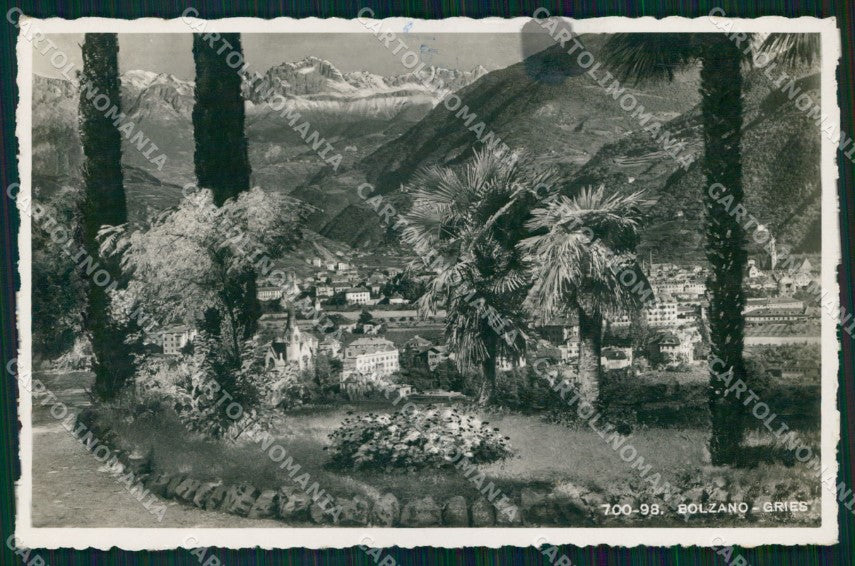 Bolzano Gries Paesaggio MACCHIA Franzl 700 98 Foto cartolina MX3624 – fronte