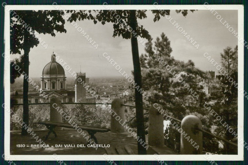 Brescia Città Veduta dai Viali del Castello Foto cartolina MX3632 – fronte