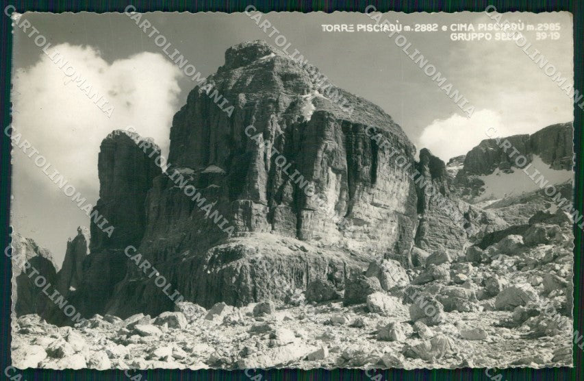 Bolzano Val Gardena Torre Cima Pisciadù Gruppo Sella Foto cartolina MX3633 – fronte