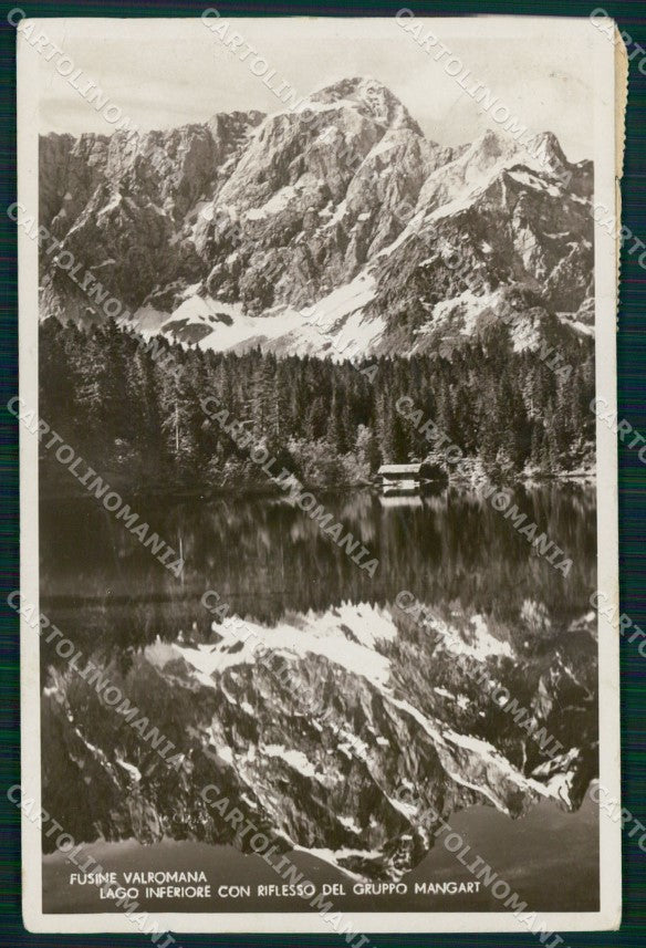 Udine Fusine in Valromana Lago Inferiore Foto cartolina MX3651 – fronte
