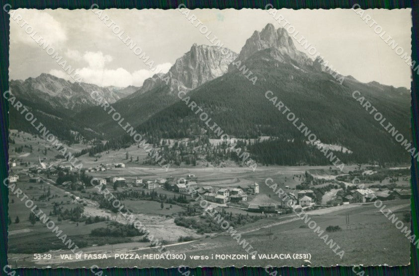 Trento Pozza di Fassa Monzoni Vallacia Foto cartolina MX3654 – fronte