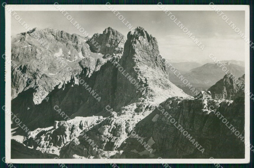 Trento Molveno Gruppo Brenta Croz del Rifugio Foto cartolina MX3656 – fronte