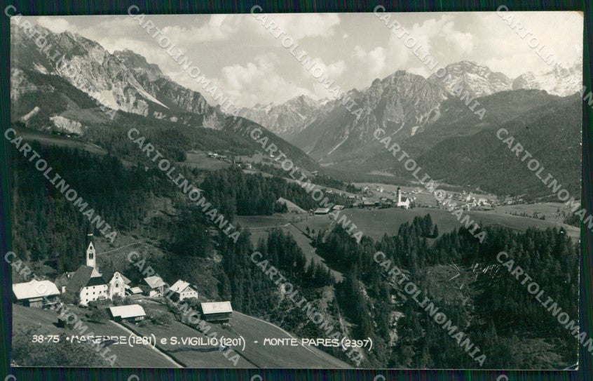 Bolzano Marebbe San Vigilio Monte Pares Foto cartolina MX3679 – fronte