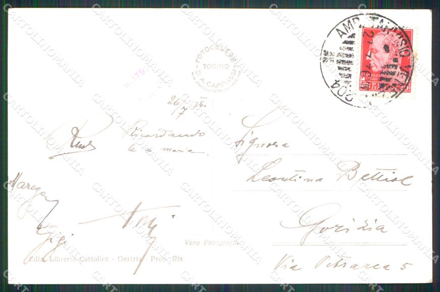 Udine Tarvisio Monte Santo Lussari Foto cartolina MX3694 – retro