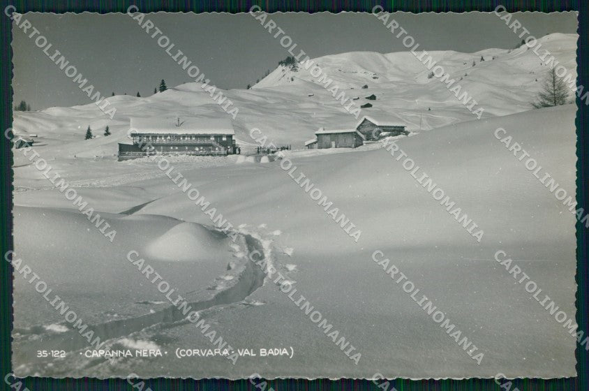 Bolzano Corvara in Badia Capanna Nera Foto cartolina MX3700 – fronte