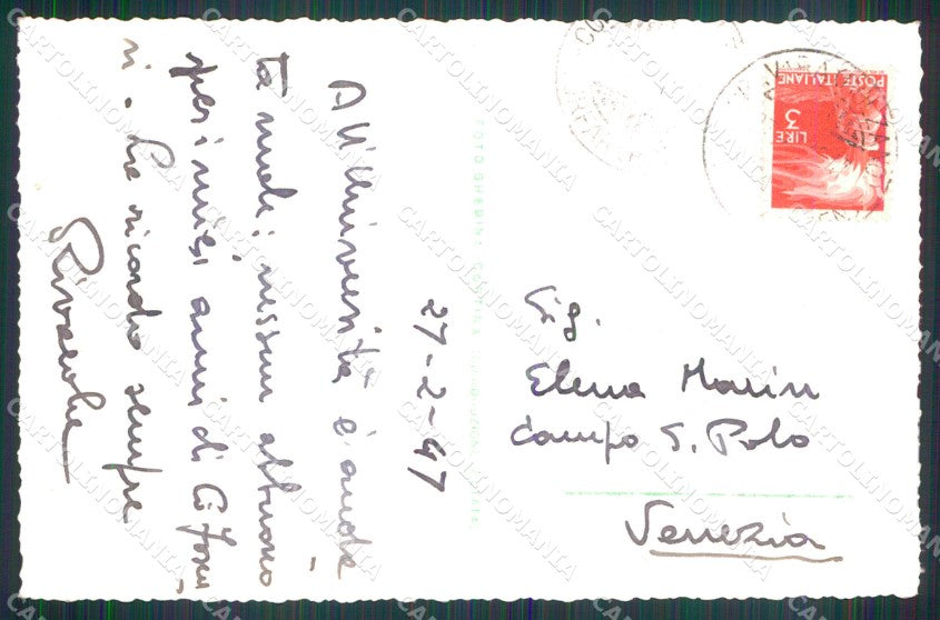 Bolzano Corvara in Badia Capanna Nera Foto cartolina MX3700 – retro