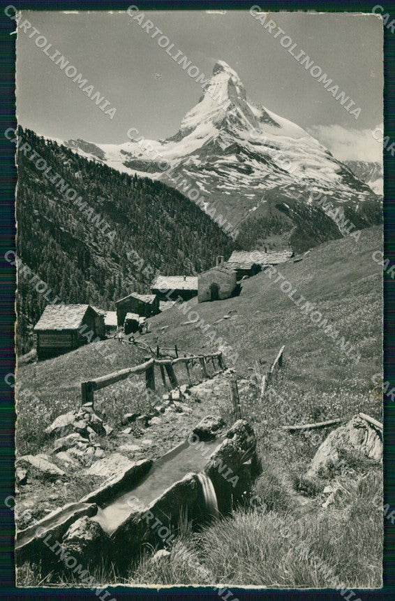 Svizzera Canton Vallese Zermatt Baite Foto cartolina MX3701 – fronte