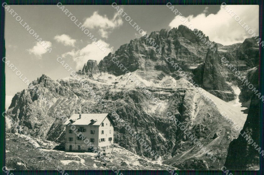 Bolzano Sesto Rifugio Zsigmondy Comici Cima Undici Foto cartolina MX3723 – fronte