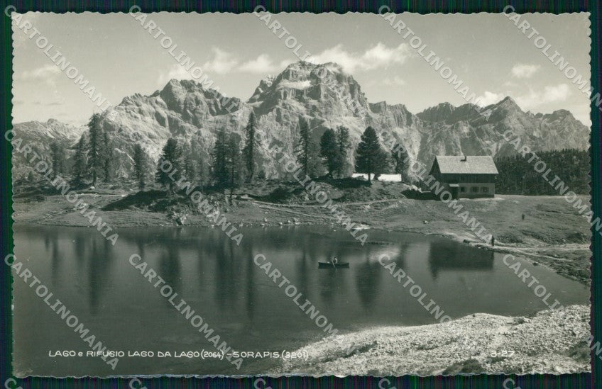 Belluno Cortina d'Ampezzo Lago Sorapis Foto cartolina MX3725 – fronte
