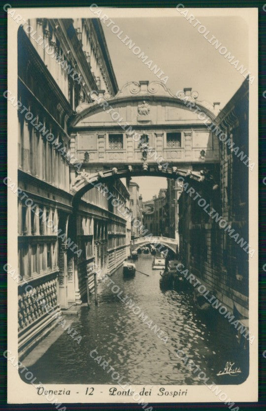 Venezia Città Ponte dei Sospiri Barche Foto cartolina MX3733 – fronte