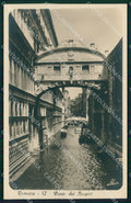 Venezia Città Ponte dei Sospiri Barche Foto cartolina MX3733 – fronte