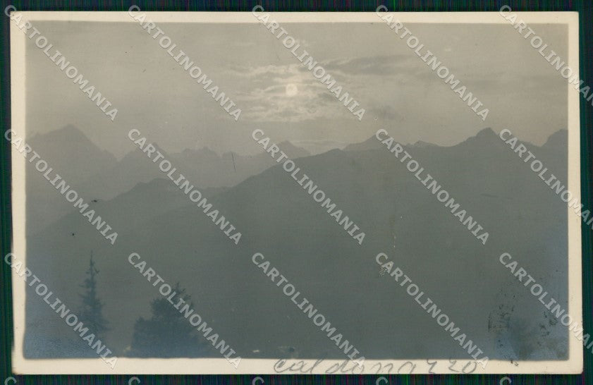 Trento Caldonazzo Gruppo Brenta Tramonto Foto cartolina MX3735 – fronte